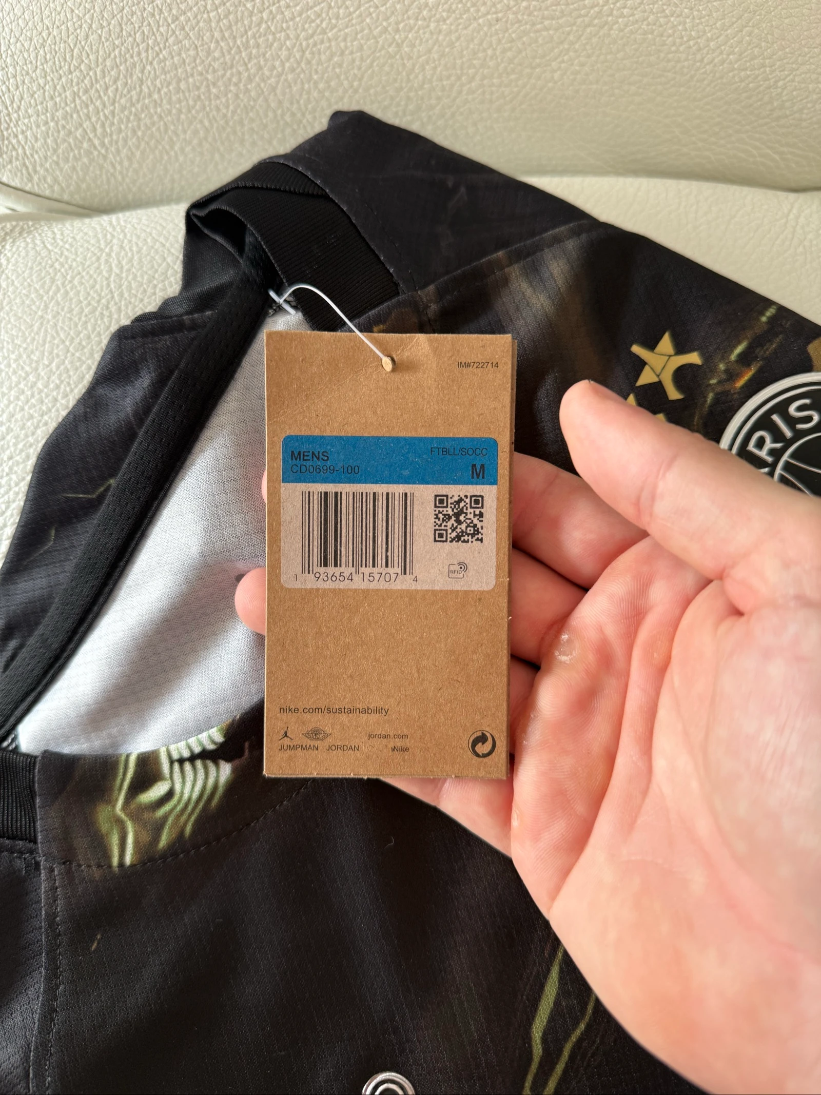 Camisola de futebol PSG back2back 2 estrelas nova tamanho M – photo 7